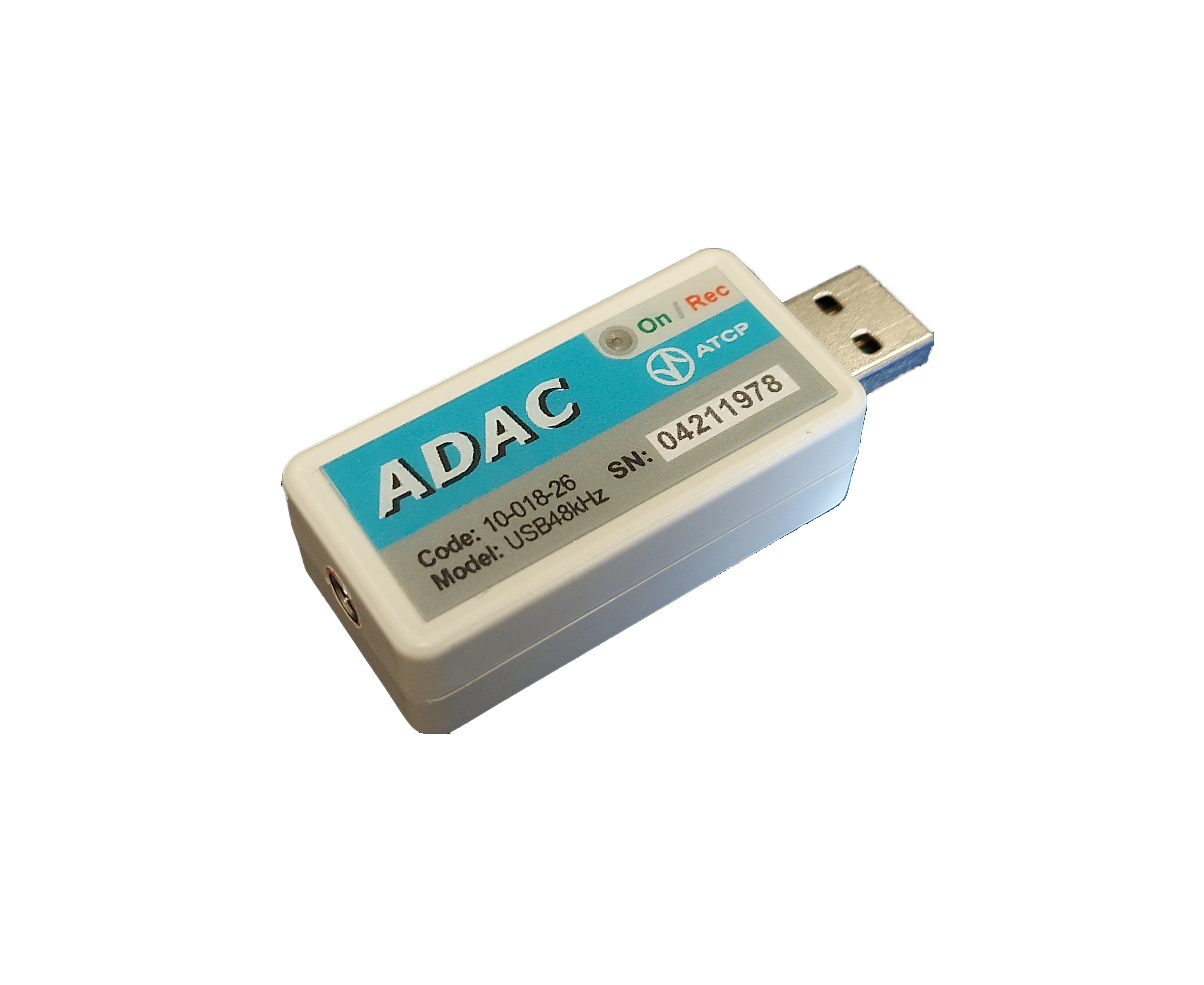 Módulo para aquisição de sinal ADAC USB 24 kHz 